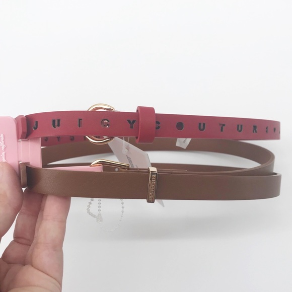 Juicy Couture Accessories - NWT Juicy Couture | 2 Belt Set